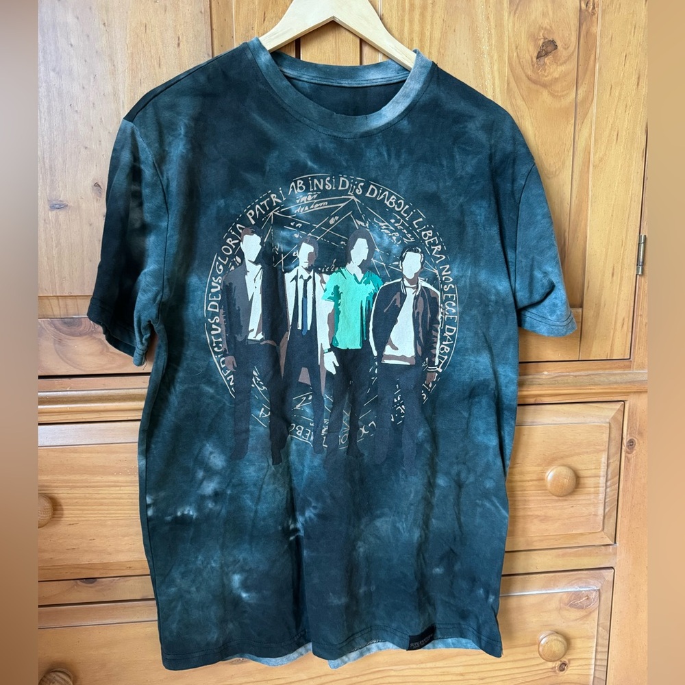 Supernatural Culturefly Team Free Will Tie Dye Shirt Size L